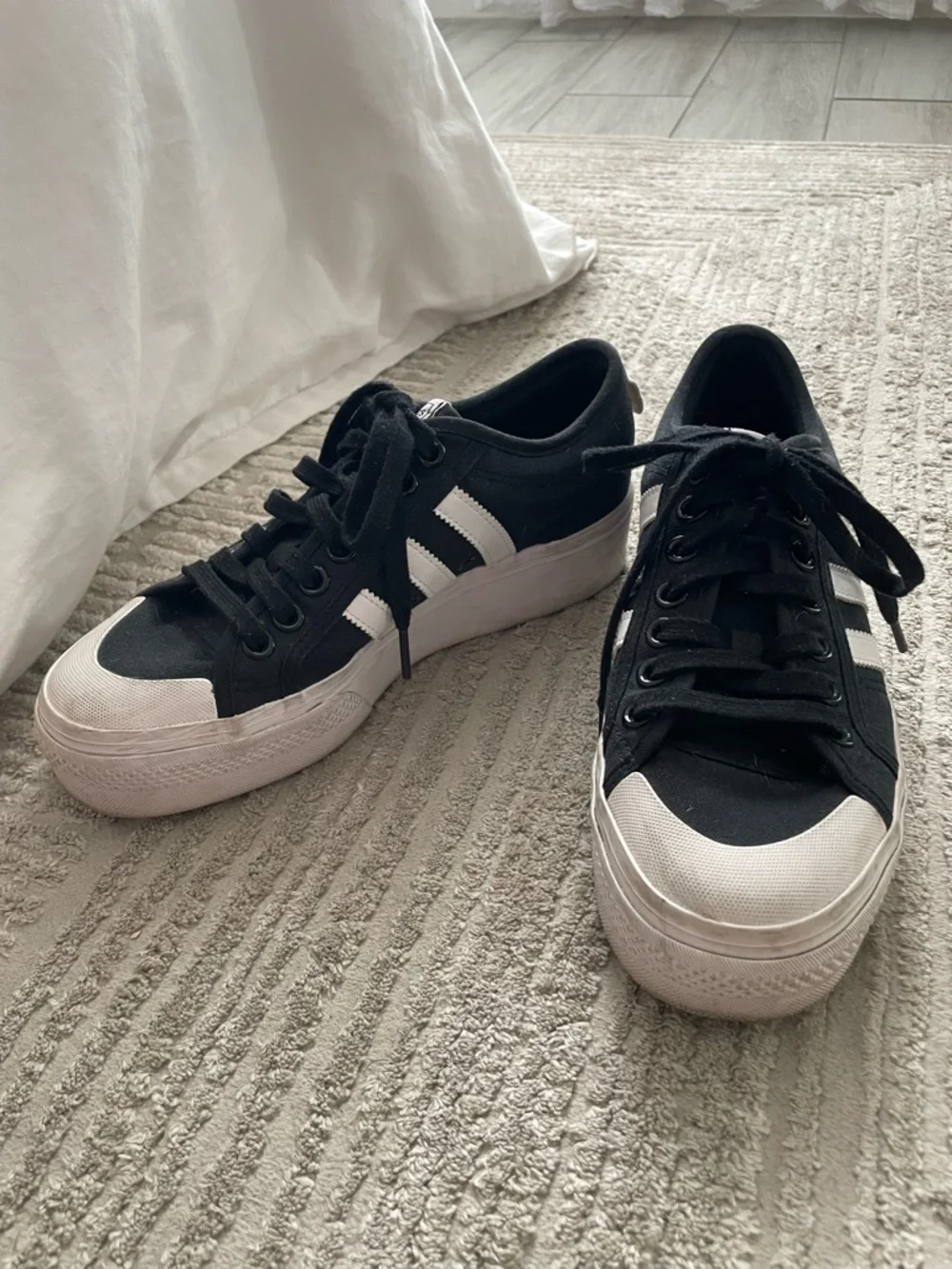 adidas Nizza Platform Lace Up Sneakers